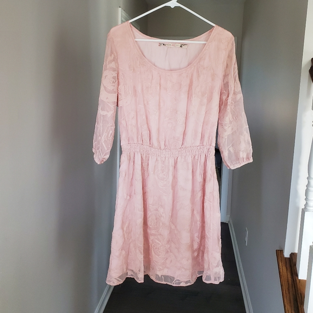 Chelsea & Violet Embroidered Georgette Dress
